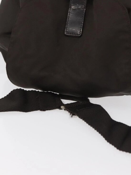 PRADA Backpack Nylon Brown Silver Auth main image 6